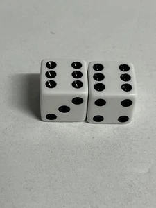 Monopoly The Simpsons Board Game Replacement Pieces: Genuine 2 x Die (2 Dice) - Picture 1 of 5