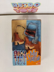MY SCENE MATTEL ZUBEHÖR SCHUHE TASCHE HANDY SMARTPHONE NEU 2002 VINTAGE - Bild 1 von 2