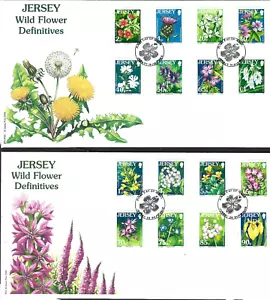 2005-2007 Jersey Wild Flowers First Day Covers Set of 3 - Picture 1 of 2