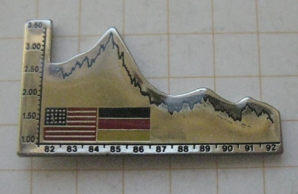 USA DEUTSCHLAND DOLLAR D-MARK / GELD ......................... Pin (309d) - Bild 1 von 1