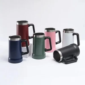 Stainless Steel Water Cup 710ml Beer Cup Portable Thermal Mug - Picture 1 of 20