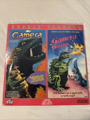 Gamera / Gamera vs. Guiron (Laser Disc) Double Feature Kaiju Monster Movie - Image 1 of 2