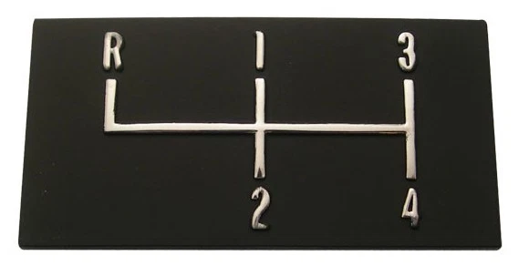 Placa de câmbio de console AMD compatível com 1968 - 1972 Chevrolet Chevelle Monte Carlo T-4580 - Imagem 1 de 1