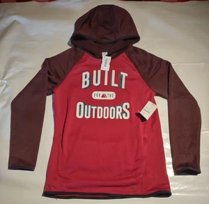 Old Navy Built for Outdoors Hooded Dri Fit Red Youth Size XL 10-18 - Picture 1 of 6