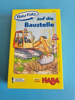 HABA Ratz Fatz auf die  Baustelle Gesellschaftsspiel ab 3-12 J., 1-6 Spieler - Bild 1 von 4