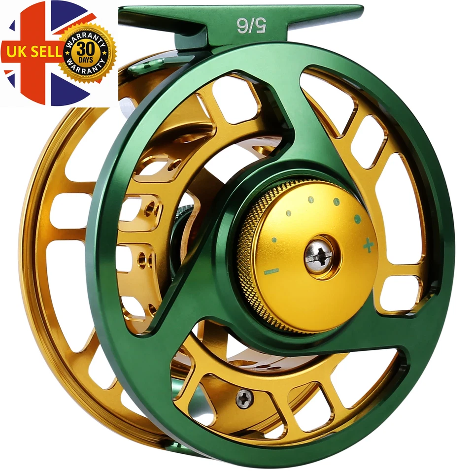 Fliegen Angelrolle Light Weight 5/6WT Fliegenrolle Large Arbor Aluminium Fliegen Angelrolle