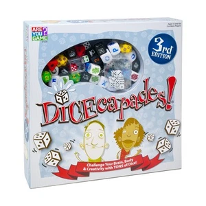 New - AreYouGame.com DICEcapades! 3rd Edition - Ages 12+ | 2+ players - Picture 1 of 7