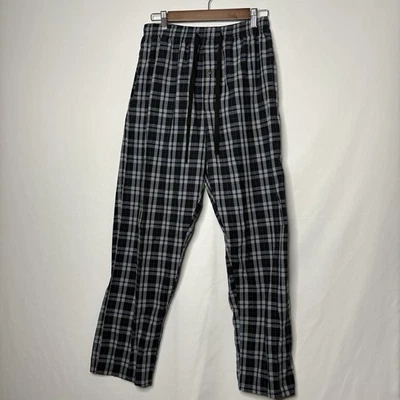 Hanes 男女通用中号轻便格子睡眠睡衣休闲裤口袋二手状况完好 — 第 1/4 张图片