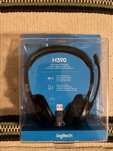 Logitech H390 Schwarz Over-the-Ear USB-Headset - Bild 1 von 4