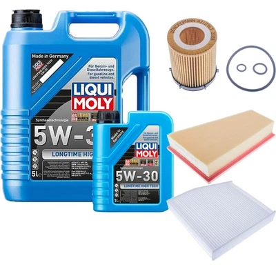 Inspektionspaket Liqui Moly Longtime 5W-30 6L für Mercedes-Benz B-Klasse - Bild 1 von 4