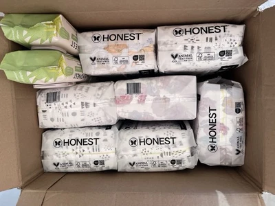 Pañales Honest Clean Conscious talla 2, paquete de 224, 4 paquetes de toallitas Foto 1 de 3