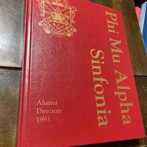 Phi MU Alpha Sinfonia Fraternity Of America Alumni Directory 1993 - Picture 1 of 5