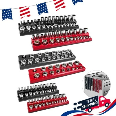 Juego de 6 soportes de enchufe, juego organizador de enchufe magnético Foto 1 de 4