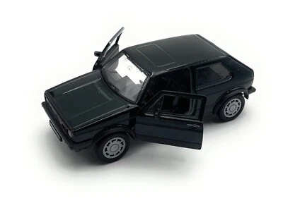 Modellino Auto VW Golf 1 L GTI 1:34-39 Verde Miniatura Veicolo - Immagine 1 di 4
