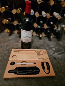 Le Creuset Screwpull Sommelier Kit Korkenzieher Kapselschneider Thermometer Holz - Bild 1 von 12