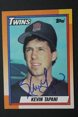 Tarjeta de béisbol firmada por Kevin Tapani Minnesota Twins autografiada 1990 Topps #227 Foto 1 de 3