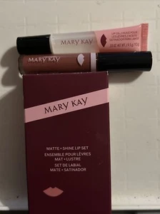 Mary Kay Matte and Shine Lip Set - Limited Edition Cinnamon + Lip Oil 175887 NEW - Picture 1 of 2