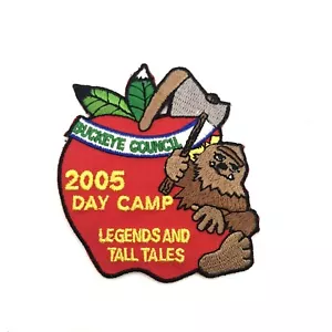 2005 Boy Scout Buckeye Council Canton Ohio Day Camp Patch Leggende e Racconti Alti - Foto 1 di 4