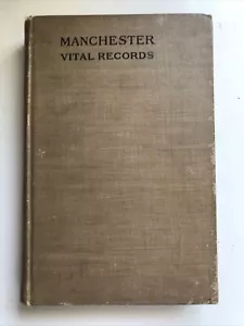 Vital Records of Manchester MA to the End of the Year 1849 -Essex Institute 1903 - Picture 1 of 8