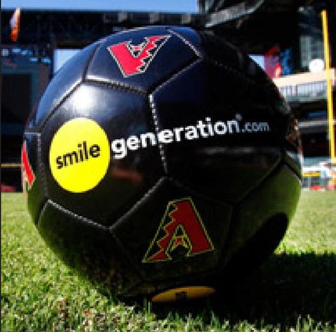 Arizona Diamondbacks Dbacks Soccer Ball - RARE - Kids 2012 SGA - NEW Cover