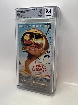 Fear And Loathing In Las Vegas VHS Screener rewind GRADED 9.4 / 4.5 star - Image 1 of 4