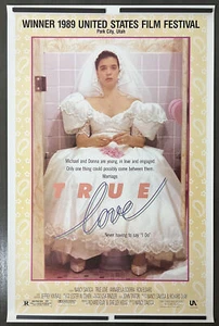 1989 TRUE LOVE Original Film Poster, 27X41, SAVOCA, SCIORRA, ELDARD - Picture 1 of 6