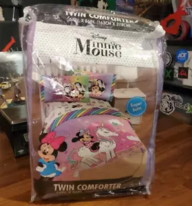 NUOVO piumone letto matrimoniale Disney Minnie Mouse bambina 64 pollici x 86 pollici SPEDIZIONE GRATUITA - Foto 1 di 9