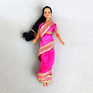 Muñeca Barbie india Mattel, Malasia, cuerpo 1966, cabeza 1990 - Imagen 1 de 3