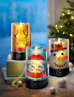 LED-Kerzen "Funny Winter" mit Sound, 3er-Set “LED-Kerzen mit Effekt-Beleuchtung