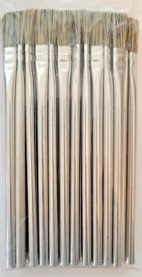 36 Piezas 3/8 Pulgadas Cin de Caballo Cerdas Ácidas Tienda Hobby Cepillos Pegamento Flujo de Aceite Foto 1 de 3