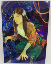 1996 Topps Finest Star Wars Refractor Jaina Solo #42