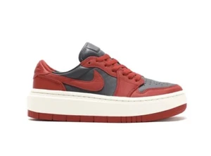 ZAPATO CASUAL AIR JORDAN RETRO 1 ELEVATE LOW MUJER ROJO - GRIS - BLANCO Talla 11.5 - Imagen 1 de 5