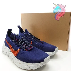 Nike Space Hippie 01 Navy Blue Orange Lightweight Shoe DN0010-400 Mens Size 10 - Picture 1 of 12