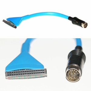 GoTek Floppy Drive to Atari ST cable + USB power, 34-way IDC to 14-pin DIN, 0.3m