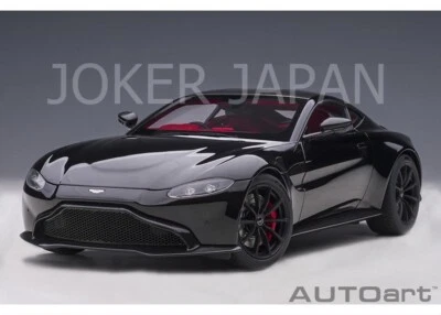 AUTOart Aston Martin Vantage 2019 (Black / Carbon Black Roof) [70275] 1/18 JDM - Image 1 of 4