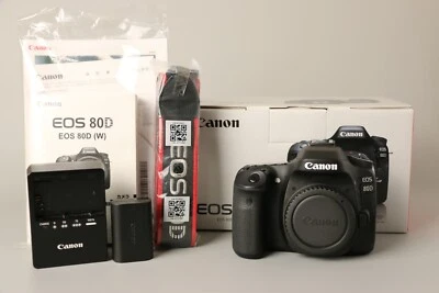Canon EOS 80D 24.2MP DSLR Camera Body Near Mint Condition from Japan - Image 1 of 4