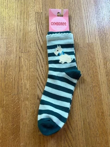 NEW Gymboree My Best Friend Striped Scotty Dog Socks Girls 5-7 Shoe Size 11-13 - Picture 1 of 2