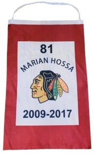 Marian Hossa Chicago Blackhawks Retirement Night Commemorative Mini Banner 11/20 - Picture 1 of 3