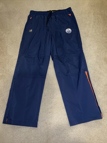 Fanatics NHL Hockey Edmonton Oilers Pro Rink Warm Up Pants Blue Size 2XL New Cover