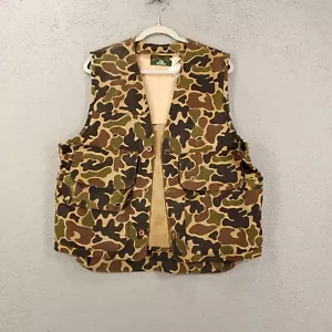 Redhead Bone Dry Duck Camo Hunting Vest Mens M Camoflauge Game Pouch Pocket Vtg - Picture 1 of 17