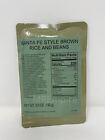 US ARMY MRE RATION MENU SIDE DISH - SANTA FE STYLE BROWN RICE AND BEANS