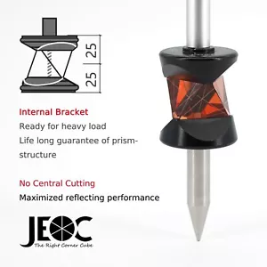 JEOC New GRZ101S Reinfored Mini 360 Degree Prism, Reflector for Total station - Picture 1 of 8