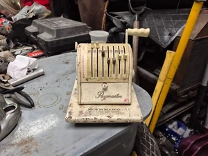 Vintage Paymaster Check Writer Machine Series S-1000 8 Column Cream with Slug - Picture 1 of 8