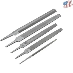 Versatile 5 Pc. File Set with 6", 8" & 10" Tools for Home and Professional Use - Picture 1 of 3