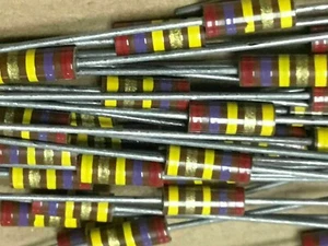 ALLEN BRADLEY RCR07G274JR 270K Ohm 5% 1/4W Carbon Composite Axial Resistor50 PCS - Picture 1 of 2