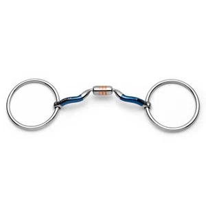 Cavalon Loose Ring Low Port Capsule Sweet Iron Snaffle Bit - Picture 1 of 2