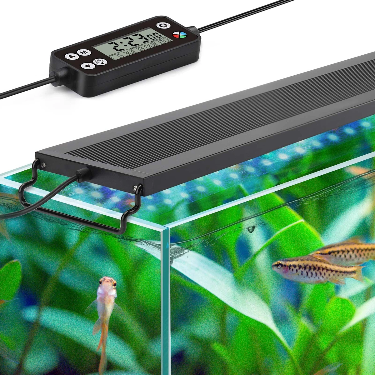 Luz Led Para Acuario, Enchufe Europeo, Plantas Blancas | Cuotas Sin Interés