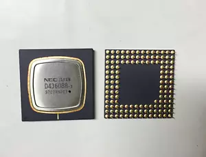 CPU chapada en oro NEC D43608R-3 producida en 1986, altamente coleccionable - Imagen 1 de 1