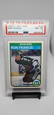 1982-83 O-Pee-Chee Rookie Card #123 Ron Francis Hartford Whalers PSA NM-MT 8