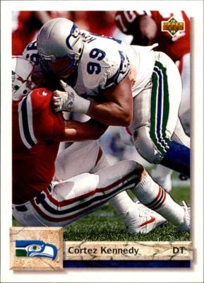 1992 Upper Deck #495 Cortez Kennedy - NM-MT - Image 1 of 2